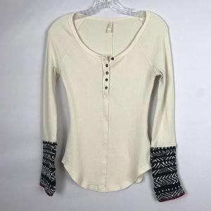 Free People Thermal Shirt Size Small